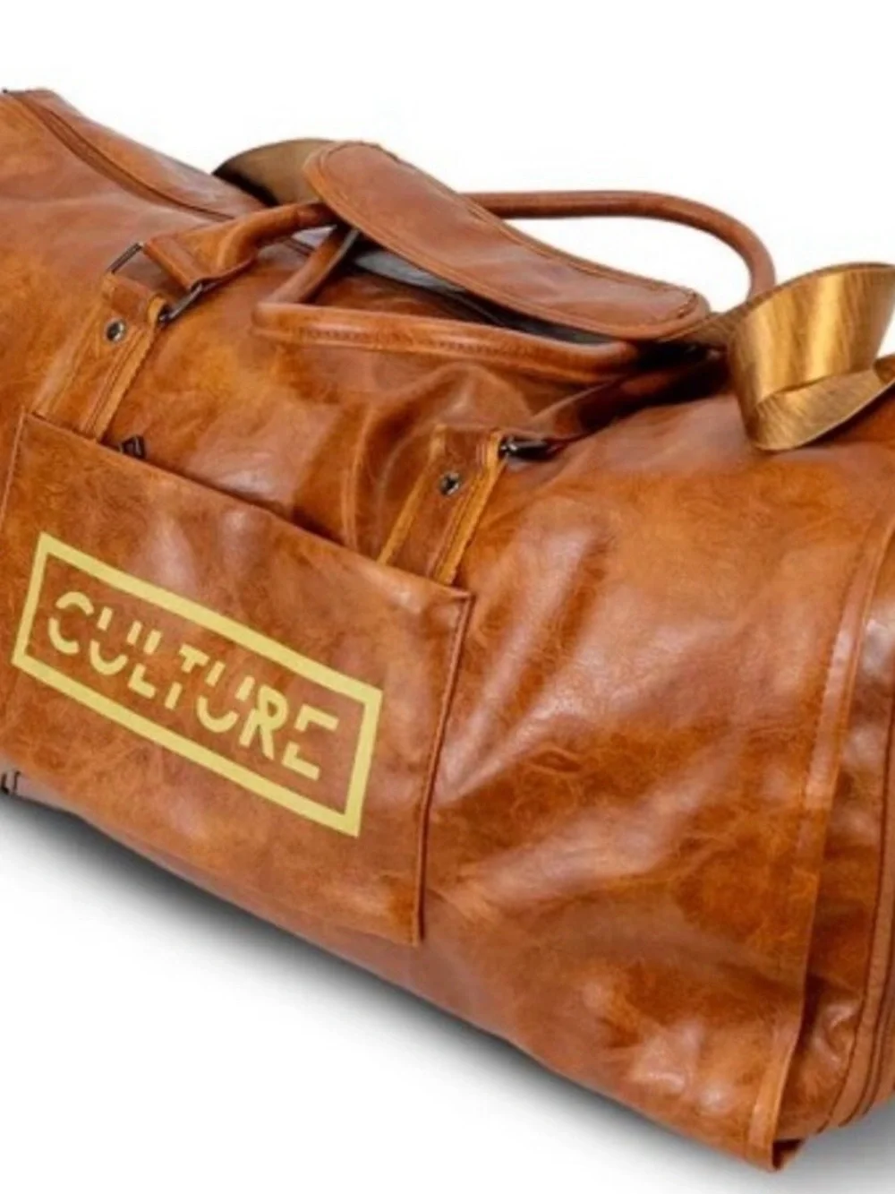 Culture Cognac Travel Duffel Bag for Men Brand New